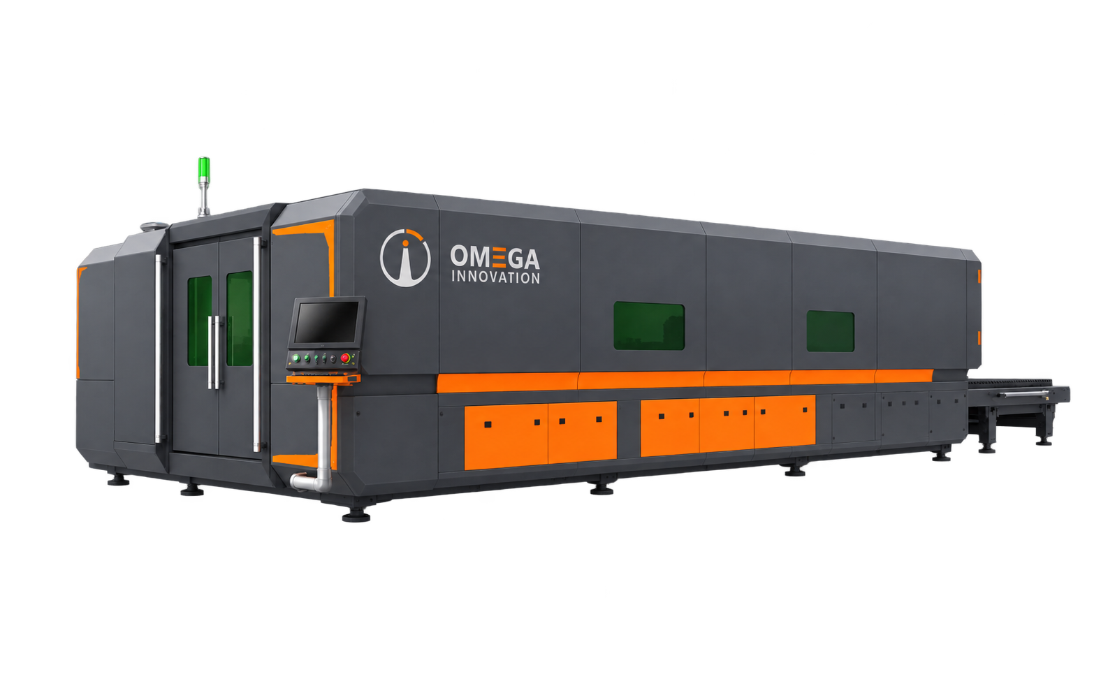 Sheet Metal Laser Cutting Machine by Omega Innovation